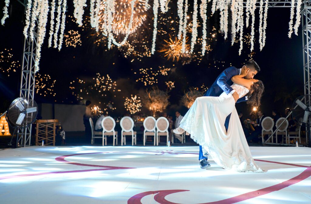 wedding fireworks
